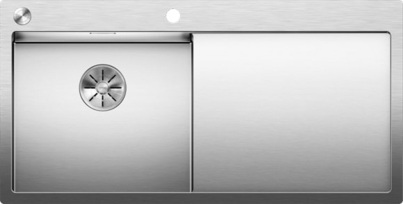 Кухонная мойка Blanco Claron 5 S-IF/А (левая, зеркальная полировка, с клапаном-автоматом)