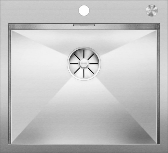 Кухонная мойка Blanco Zerox 500-IF/А (зеркальная полировка, с клапаном-автоматом)