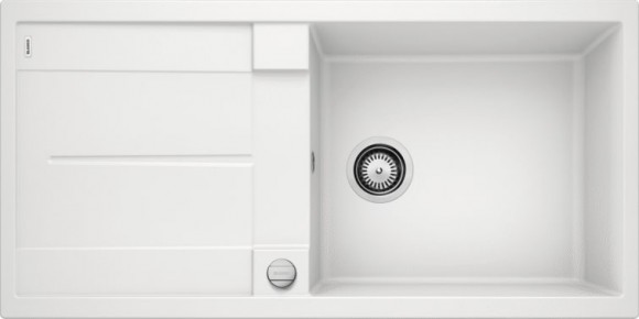 Кухонная мойка Blanco Metra XL 6 S-F (белый, с клапаном-автоматом)