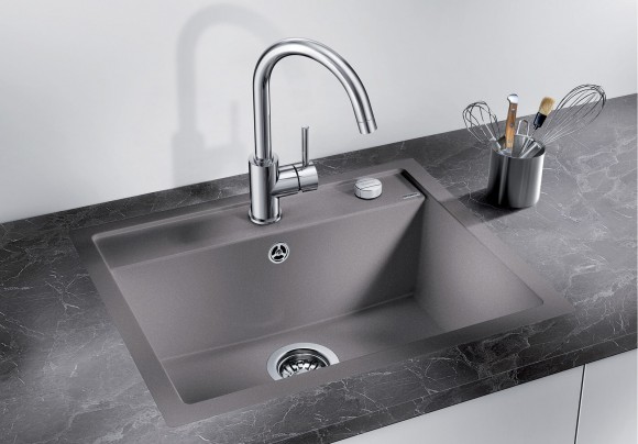 Кухонная мойка Blanco Dalago 6-F (алюметаллик, с клапаном-автоматом) Кухонная мойка Blanco Dalago 6-F (алюметаллик, с клапаном-автоматом)