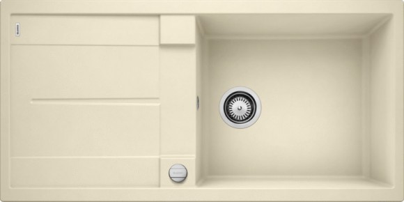 Кухонная мойка Blanco Metra XL 6 S-F (жасмин, с клапаном-автоматом)