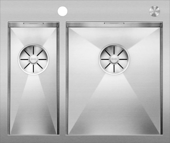 Кухонная мойка Blanco Zerox 340/180-IF/А (зеркальная полировка, с клапаном-автоматом)