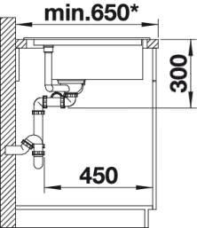 Кухонная мойка Blanco Delta II (серый беж, с клапаном-автоматом InFino®) Кухонная мойка Blanco Delta II (серый беж, с клапаном-автоматом InFino®)