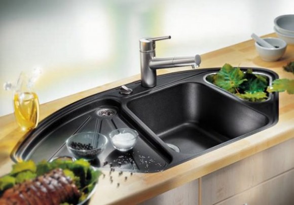 Кухонная мойка Blanco Delta II (темная скала, с клапаном-автоматом InFino®) Кухонная мойка Blanco Delta II (темная скала, с клапаном-автоматом InFino®)