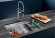 Кухонная мойка Blanco Etagon 700-U (зеркальная полировка, с отводной арматурой InFino)