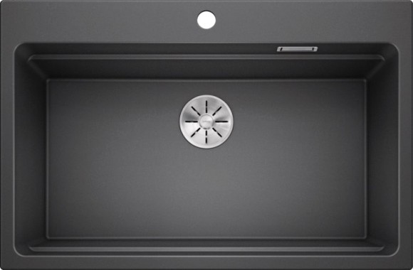 Кухонная мойка Blanco Etagon 8 (темная скала, с отводной арматурой InFino®) Кухонная мойка Blanco Etagon 8 (темная скала, с отводной арматурой InFino®)