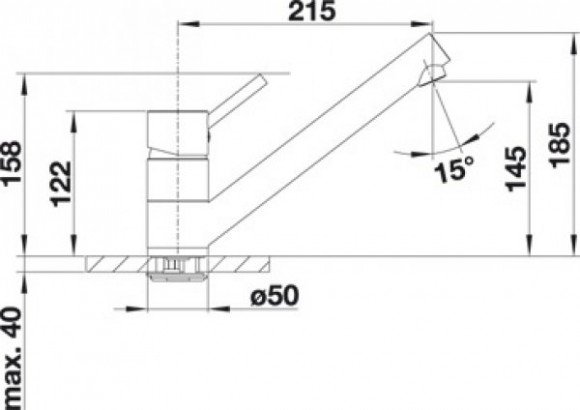 Кухонный смеситель Blanco Antas (жемчужный)