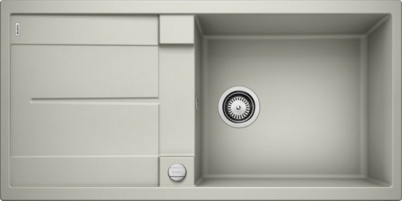 Кухонная мойка Blanco Metra XL 6 S (жемчужный, с клапаном-автоматом)