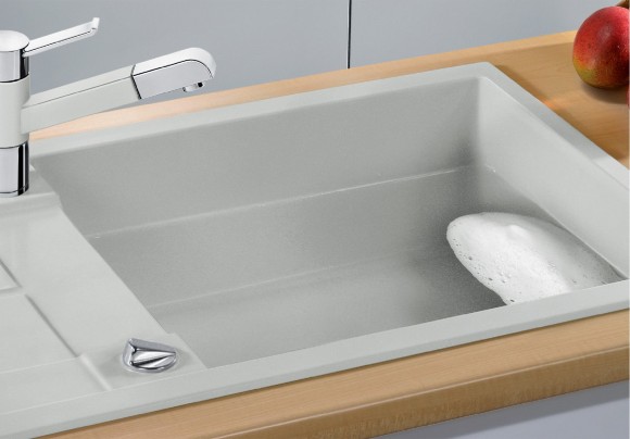 Кухонная мойка Blanco Metra XL 6 S (жемчужный, с клапаном-автоматом)