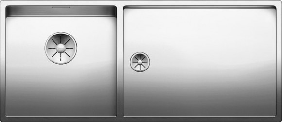 Кухонная мойка Blanco Claron 400/550-Т-IF (левая, зеркальная полировка)
