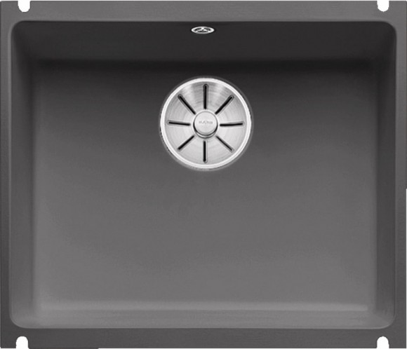 Кухонная мойка Blanco Subline 500-U керамика (базальт, с отводной арматурой InFino®)