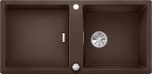 Кухонная мойка Blanco Adon XL 6 S (кофе, с клапаном-автоматом InFino)