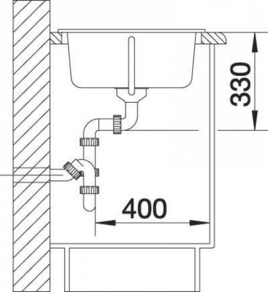 Кухонная мойка Blanco Nova 45S (антрацит)