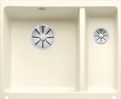 Кухонная мойка Blanco Subline 350/150-U керамика (глянцевый магнолия, с отводной арматурой InFino®) Кухонная мойка Blanco Subline 350/150-U керамика (глянцевый магнолия, с отводной арматурой InFino®)