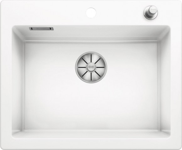 Кухонная мойка Blanco Palona 6 (глянцевый белый, с отводной арматурой InFino®)