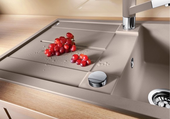 Кухонная мойка Blanco Metra 5 S (серый беж, с клапаном-автоматом) Кухонная мойка Blanco Metra 5 S (серый беж, с клапаном-автоматом)
