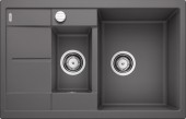 Кухонная мойка Blanco Metra 6 S Compact (темная скала, с клапаном-автоматом)