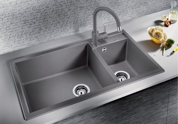 Кухонная мойка Blanco Metra 9 (алюметаллик)