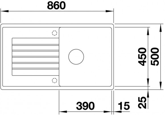 Кухонная мойка Blanco ZIA 5 S (черный) Кухонная мойка Blanco ZIA 5 S (черный)