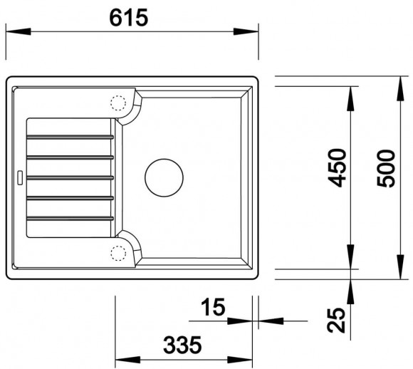 Кухонная мойка Blanco ZIA 40 S (черный) Кухонная мойка Blanco ZIA 40 S (черный)