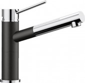 Кухонный смеситель Blanco ALTA-S Compact (хром/черный) Кухонный смеситель Blanco ALTA-S Compact (хром/черный)