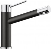 Кухонный смеситель Blanco ALTA Compact (хром/черный) Кухонный смеситель Blanco ALTA Compact (хром/черный)