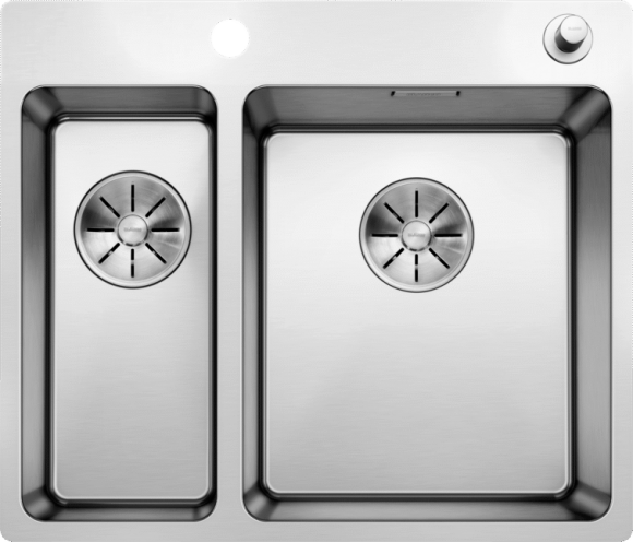 Кухонная мойка Blanco Andano 340/180-IF/A (зеркальная полировка, с клапаном-автоматом)