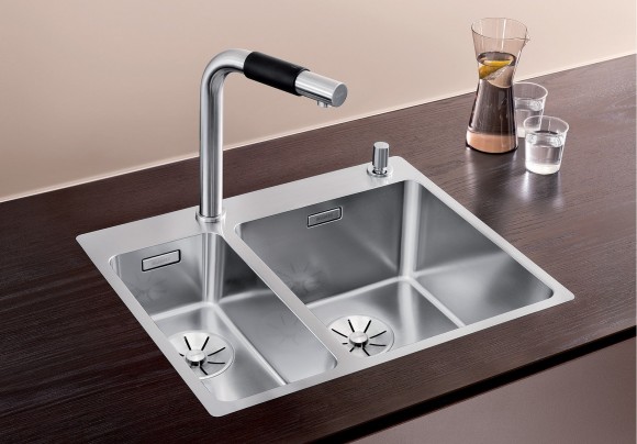 Кухонная мойка Blanco Andano 340/180-IF/A (зеркальная полировка, с клапаном-автоматом)