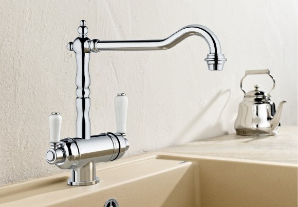 Кухонный смеситель Blanco Sora (хром) Кухонный смеситель Blanco Sora (хром)