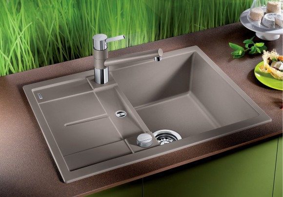 Кухонная мойка Blanco Metra 45 S Compact (серый беж, с клапаном-автоматом) Кухонная мойка Blanco Metra 45 S Compact (серый беж, с клапаном-автоматом)