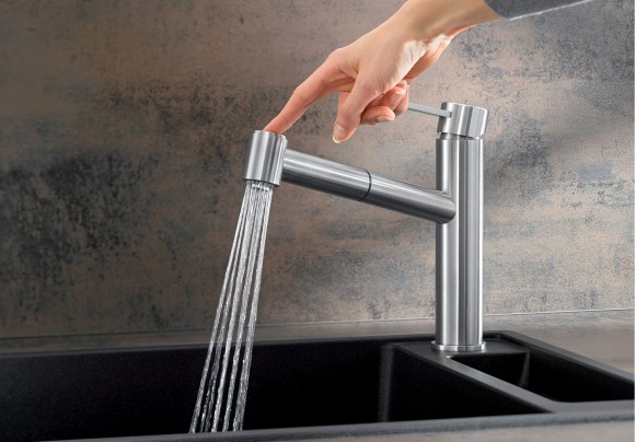 Кухонный смеситель Blanco Ambis-S (нержавеющая сталь)