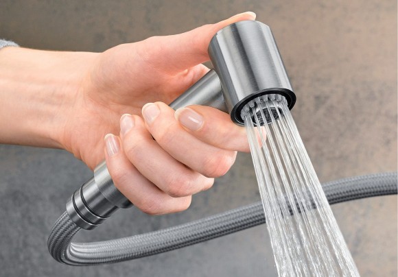 Кухонный смеситель Blanco Ambis-S (нержавеющая сталь)