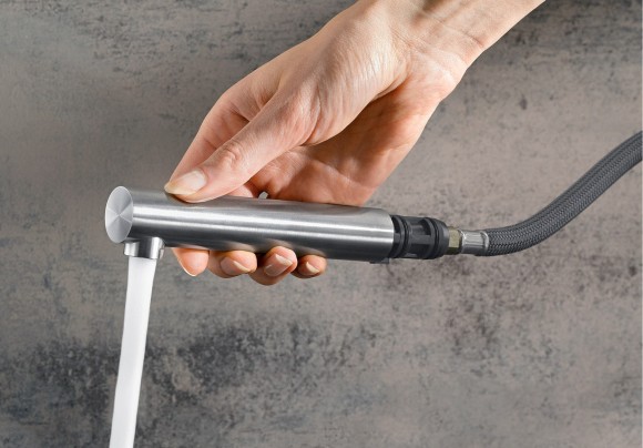 Кухонный смеситель Blanco Lanora-S (нержавеющая сталь) Кухонный смеситель Blanco Lanora-S (нержавеющая сталь)