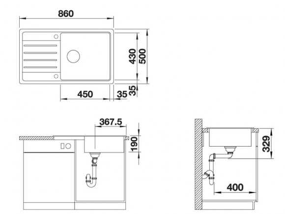 Кухонная мойка Blanco Legra XL 6 S (белый) Кухонная мойка Blanco Legra XL 6 S (белый)