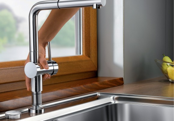 Кухонный смеситель Blanco Linus-S-F (хром) Кухонный смеситель Blanco Linus-S-F (хром)