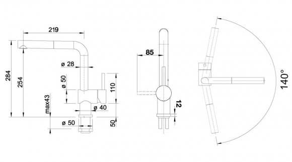 Кухонный смеситель Blanco Linus-S-F (хром) Кухонный смеситель Blanco Linus-S-F (хром)