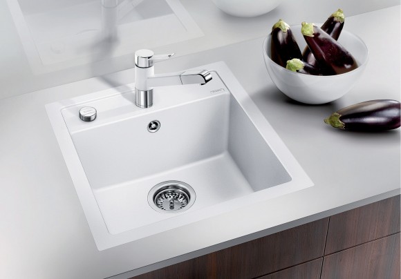 Кухонная мойка Blanco Dalago 45-F (белый, с клапаном-автоматом) Кухонная мойка Blanco Dalago 45-F (белый, с клапаном-автоматом)