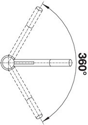 Кухонный смеситель Blanco Kano (кофе/хром) Кухонный смеситель Blanco Kano (кофе/хром)