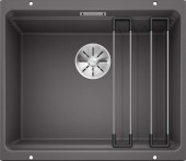 Кухонная мойка Blanco Etagon 500-U (темная скала, с отводной арматурой InFino®) Кухонная мойка Blanco Etagon 500-U (темная скала, с отводной арматурой InFino®)