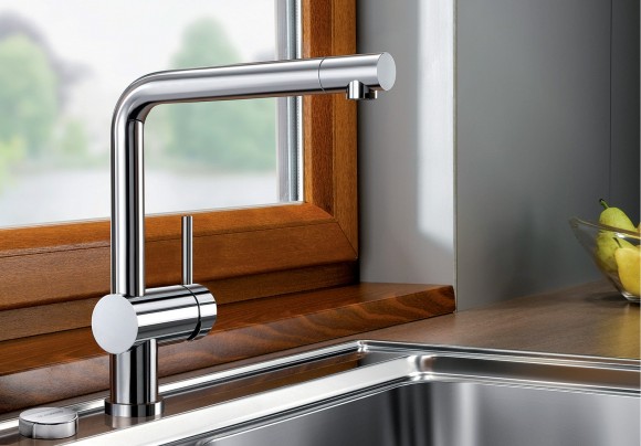 Кухонный смеситель Blanco Linus-F (хром) Кухонный смеситель Blanco Linus-F (хром)
