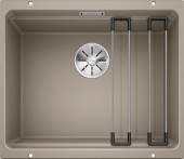 Кухонная мойка Blanco Etagon 500-U (серый беж, с отводной арматурой InFino®) Кухонная мойка Blanco Etagon 500-U (серый беж, с отводной арматурой InFino®)