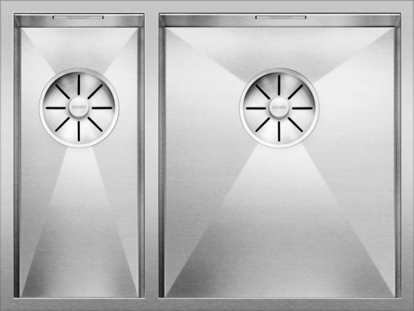 Кухонная мойка Blanco Zerox 340/180-U (правая, зеркальная полировка)