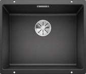 Кухонная мойка Blanco Subline 500-U (антрацит, с отводной арматурой InFino®) Кухонная мойка Blanco Subline 500-U (антрацит, с отводной арматурой InFino®)