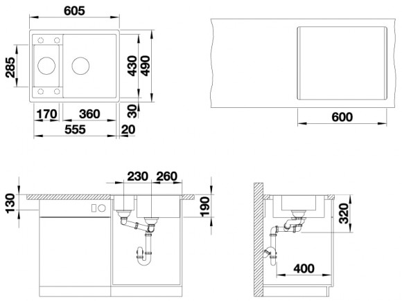 Кухонная мойка Blanco Metra 6-F (алюметаллик, с клапаном-автоматом) Кухонная мойка Blanco Metra 6-F (алюметаллик, с клапаном-автоматом)